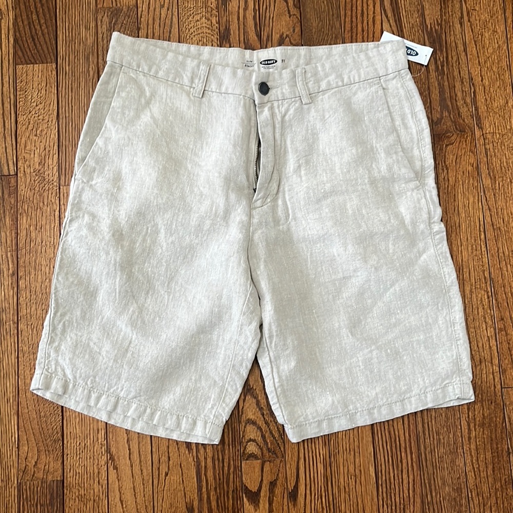 Old Navy men’s linen shorts